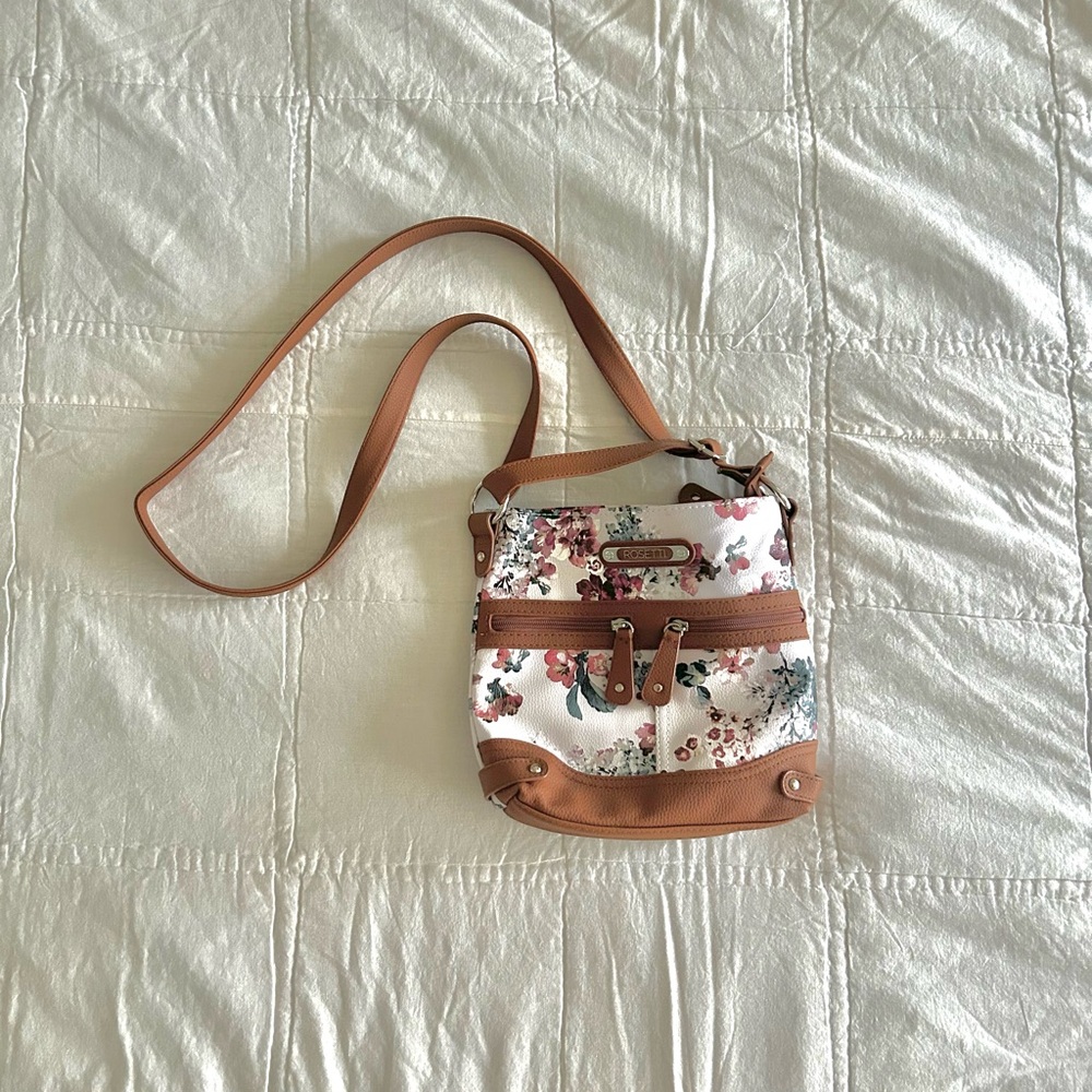 pink floral rosetti shoulder bag 🪷
